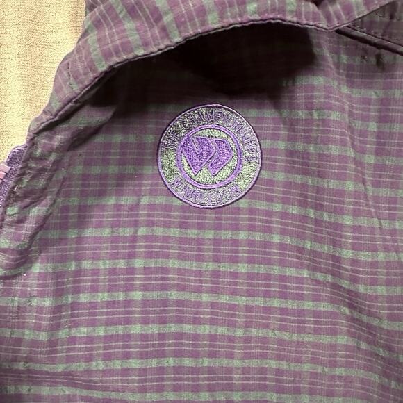 Vintage Wimbledon Tennis Vest Jacket L Plaid Zip Up Sleeveless All England Club - Picture 5 of 5